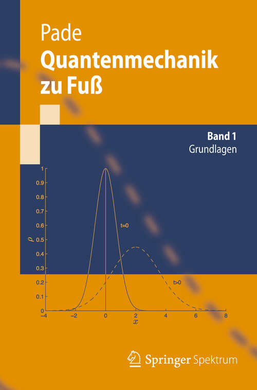 Book cover of Quantenmechanik zu Fuß 1: Grundlagen (2012) (Springer-Lehrbuch)