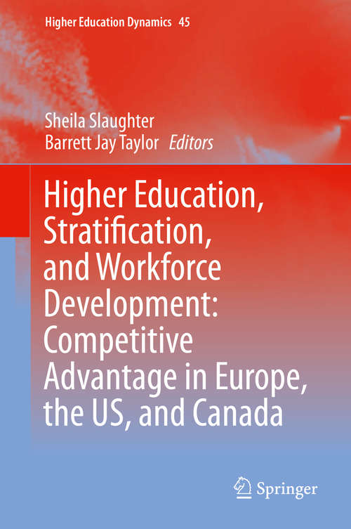 Book cover of Higher Education, Stratification, and Workforce Development: Competitive Advantage in Europe, the US, and Canada (1st ed. 2016) (Higher Education Dynamics #45)