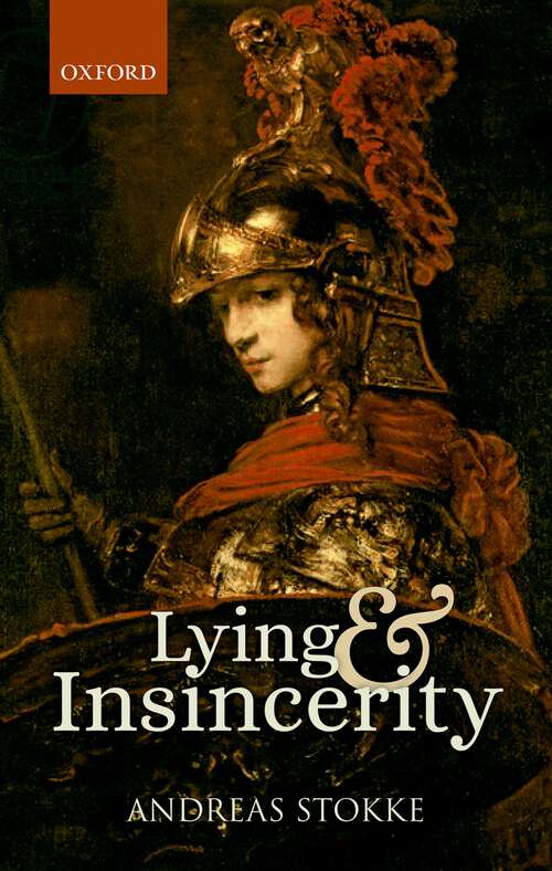 Book cover of Lying and Insincerity