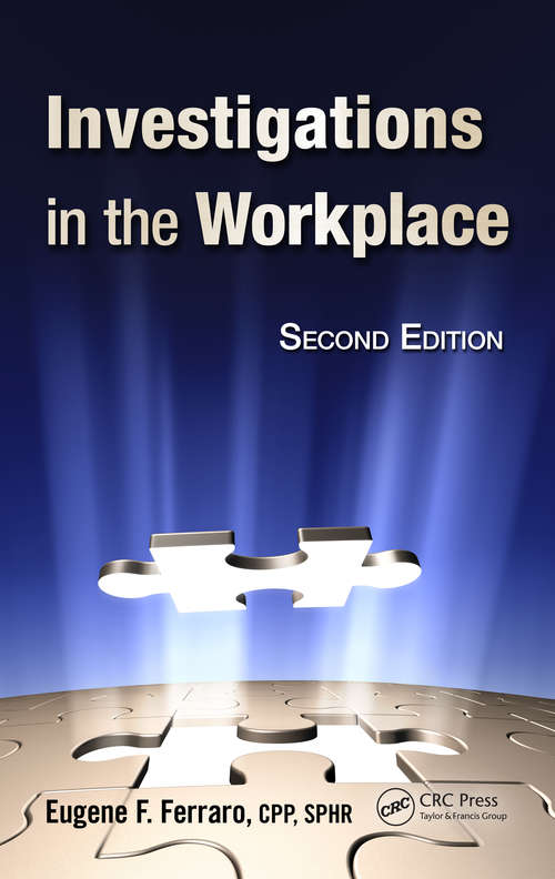 Book cover of Investigations in the Workplace (2)