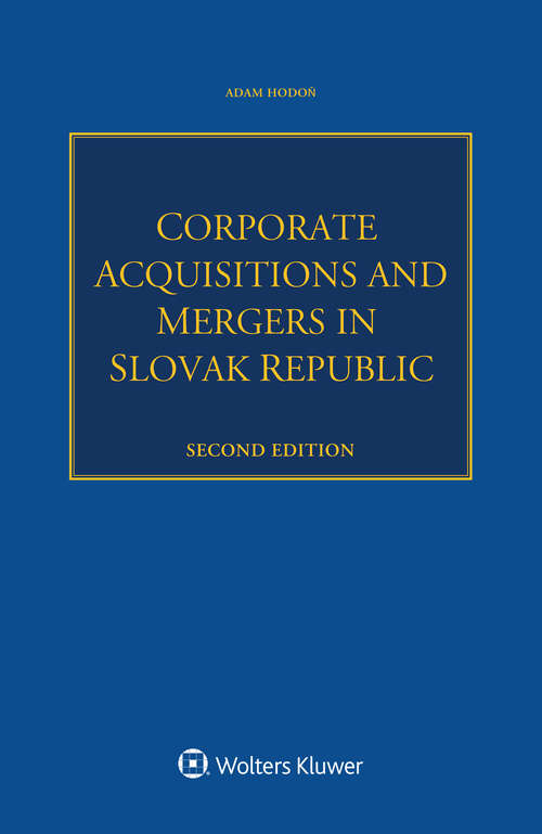 Book cover of Corporate Acquisitions and Mergers in Slovak Republic