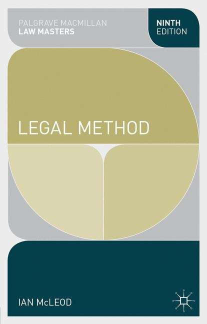 Book cover of Legal Method (PDF)