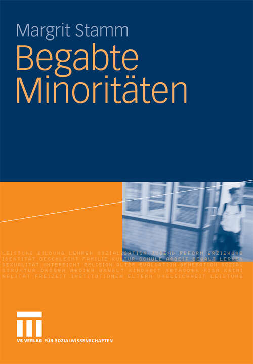 Book cover of Begabte Minoritäten (2009)