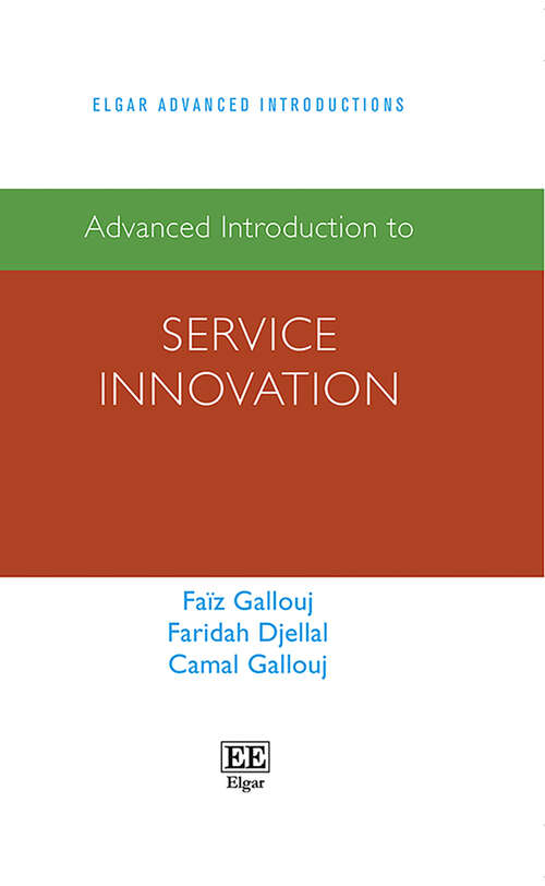 Book cover of Advanced Introduction to Service Innovation (Elgar Advanced Introductions series)