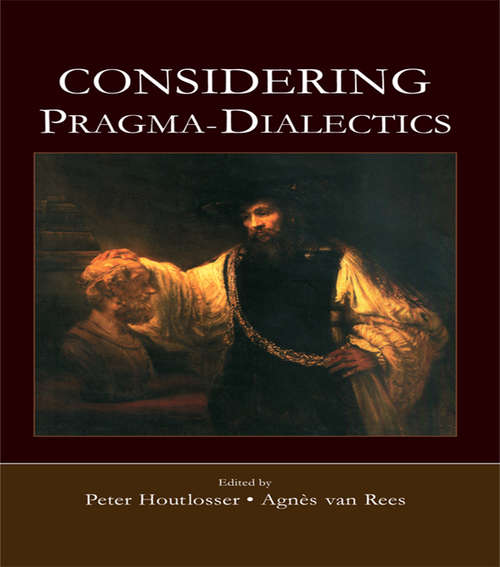Book cover of Considering Pragma-Dialectics