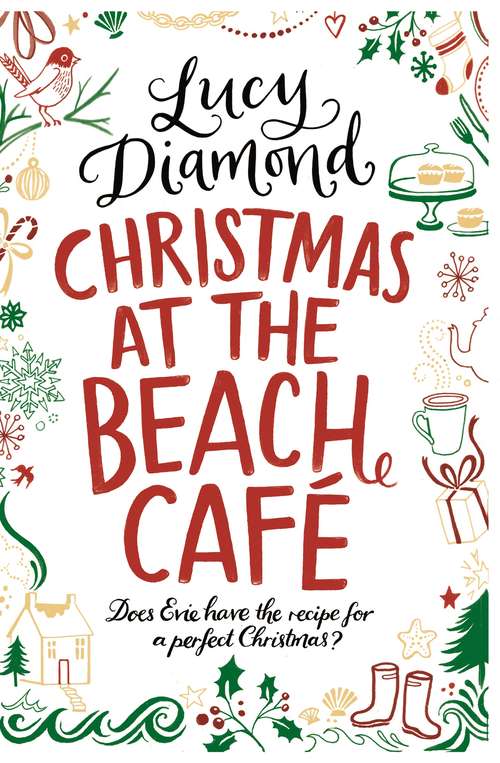 Book cover of Christmas at the Beach Cafe: A Novella