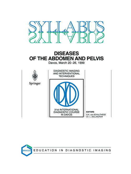Book cover of Diseases of the Abdomen and Pelvis: Diagnostic Imaging and Interventional Techniques (1999) (SYLLABUS)