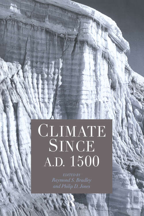 Book cover of Climate since AD 1500