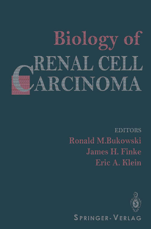 Book cover of Biology of Renal Cell Carcinoma (1995)