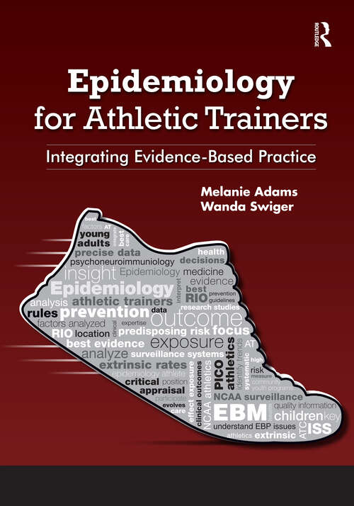 Book cover of Epidemiology for Athletic Trainers: Integrating Evidence-Based Practice