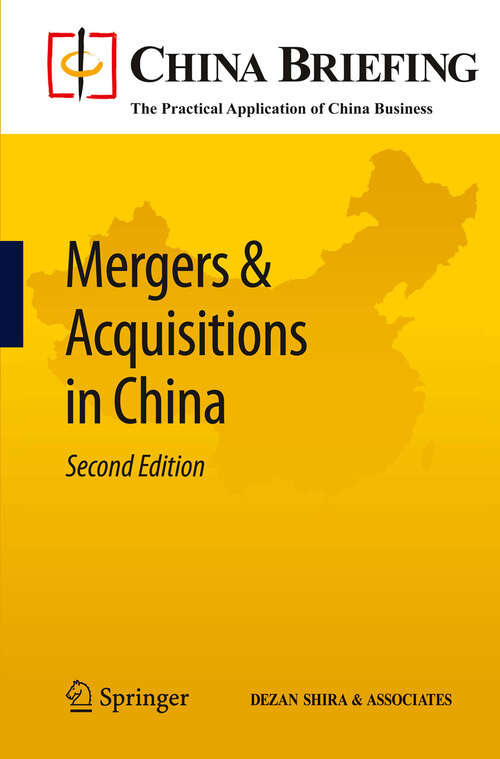 Book cover of Mergers & Acquisitions in China (2nd ed. 2011) (China Briefing)