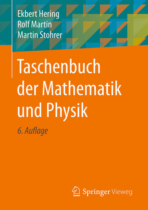 Book cover of Taschenbuch der Mathematik und Physik