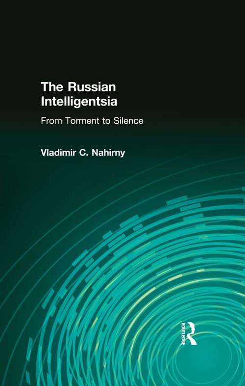 Book cover of The Russian Intelligentsia