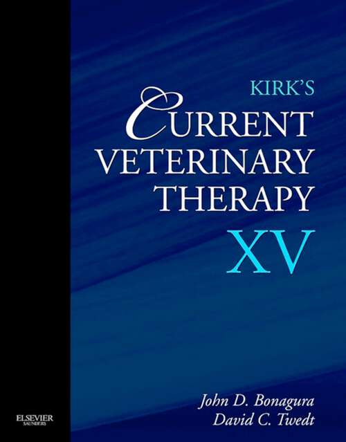 Book cover of Kirk's Current Veterinary Therapy XV