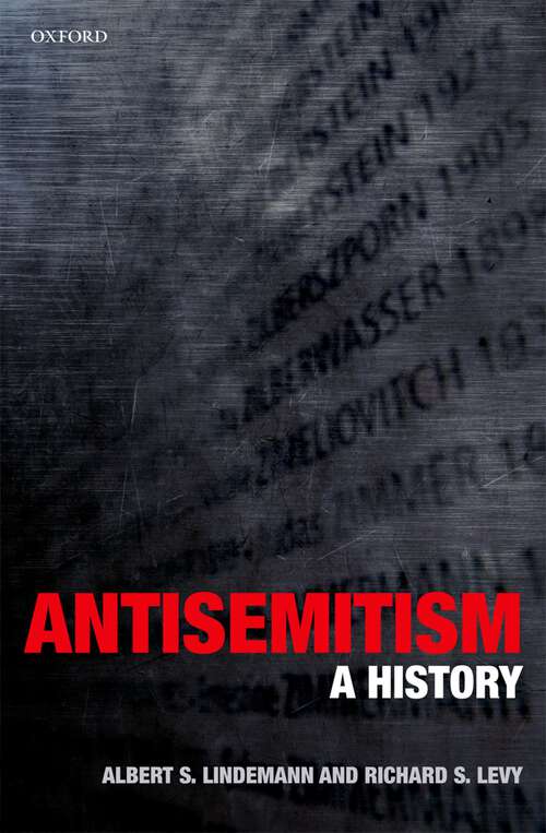 Book cover of Antisemitism: A History