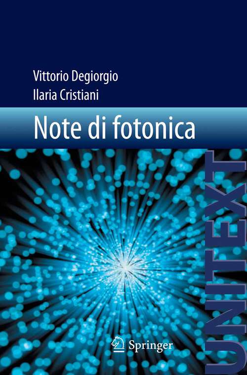 Book cover of Note di fotonica (2012) (UNITEXT for Physics)