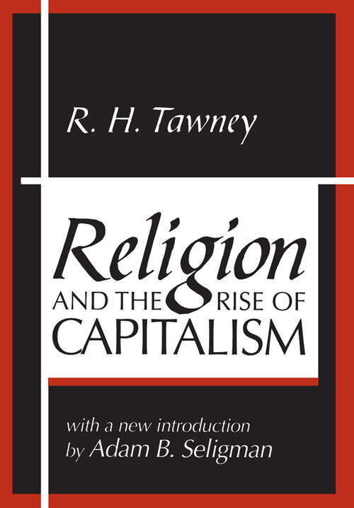 Book cover of Religion and the Rise of Capitalism