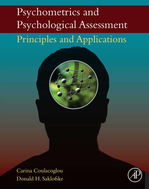 Book cover of Psychometrics and Psychological Assessment: Principles and Applications