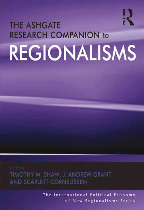 Book cover of The Ashgate Research Companion to Regionalisms