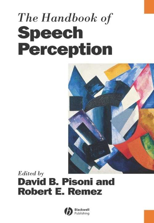 Book cover of The Handbook of Speech Perception (Blackwell Handbooks in Linguistics)
