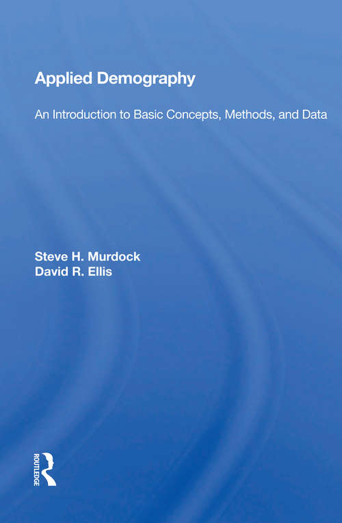 Book cover of Applied Demography: An Introduction To Basic Concepts, Methods, And Data