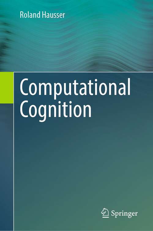 Book cover of Computational Cognition (1st ed. 2023)