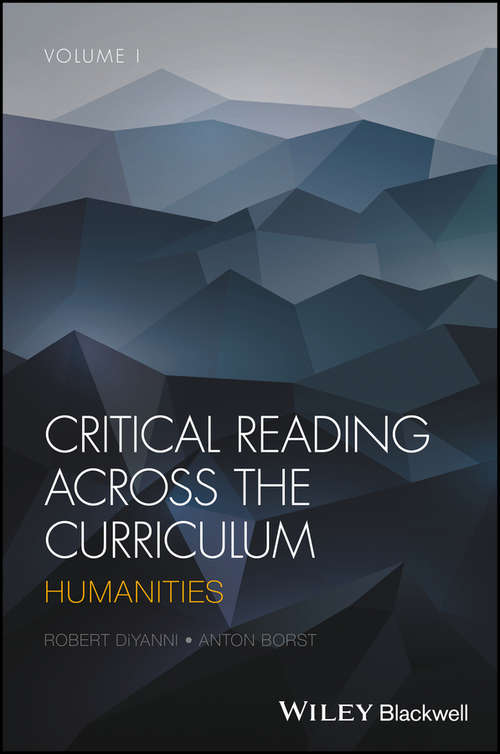 Book cover of Critical Reading Across the Curriculum: Humanities (Volume 1)