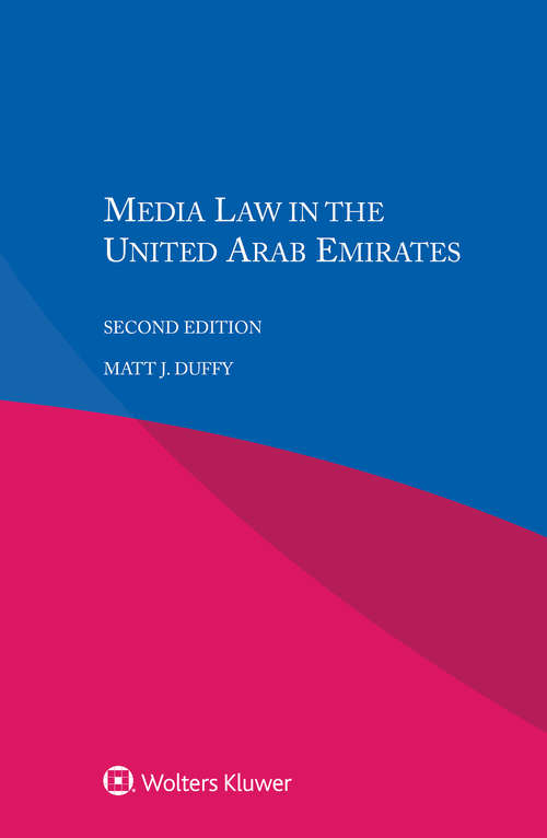 Book cover of Media Law in the United Arab Emirates (2)