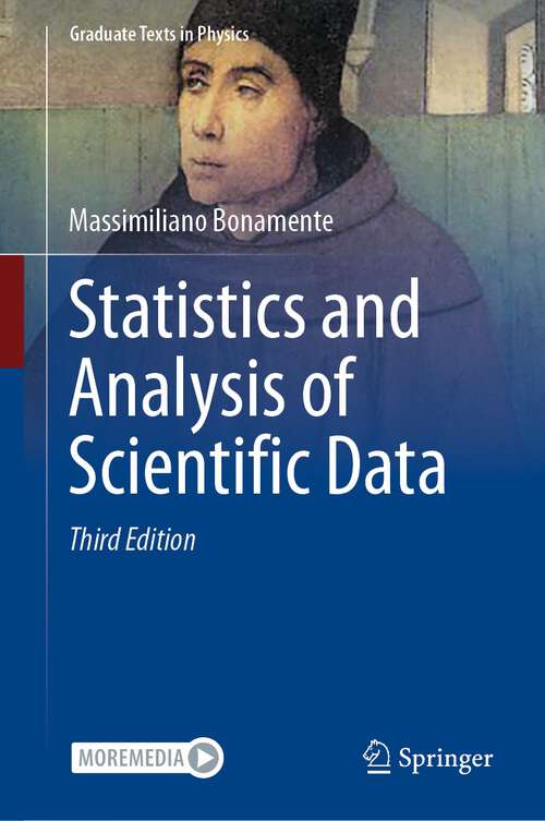 Book cover of Statistics and Analysis of Scientific Data (3rd ed. 2022) (Graduate Texts in Physics)