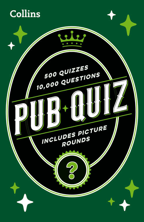 Book cover of Collins Pub Quiz: easy, medium and hard questions with picture rounds (Collins Puzzle Books)