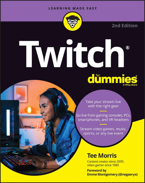 Book cover of Twitch For Dummies (2)