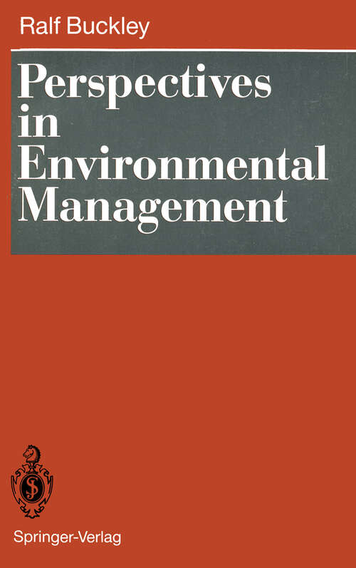 Book cover of Perspectives in Environmental Management (1991)