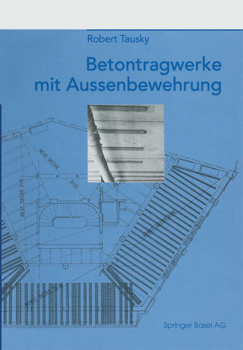 Book cover of Betontragwerke mit Aussenbewehrung (1993)