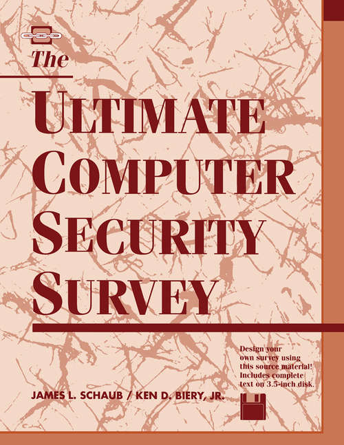 Book cover of Ultimate Computer Security Survey