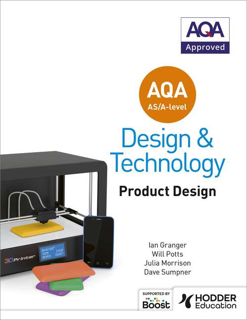 Book cover of AQA AS/A-Level Design and Technology: Product Design