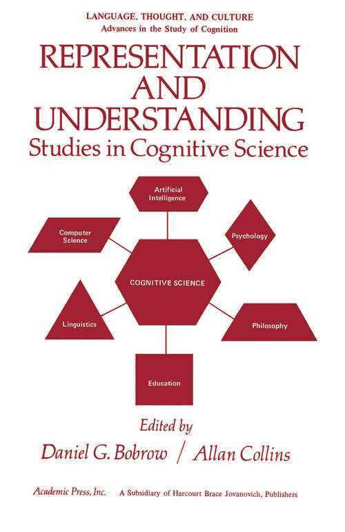 Book cover of Representation and Understanding: Studies in Cognitive Science