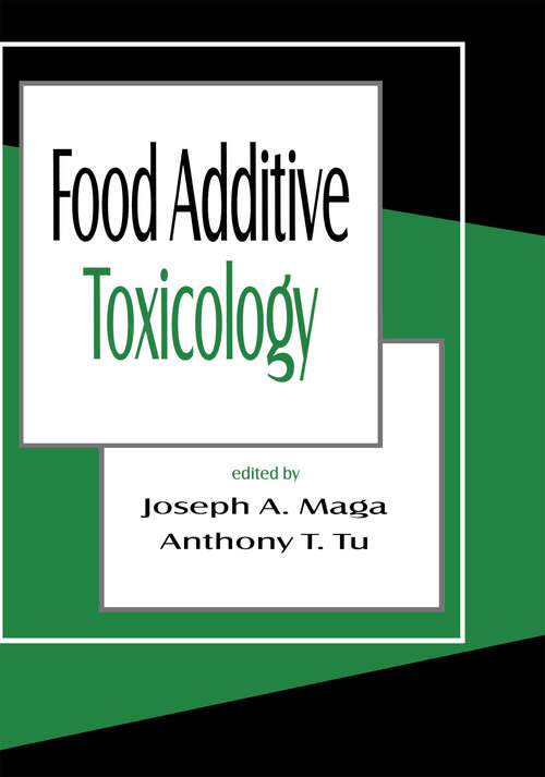 Book cover of Food Additive Toxicology