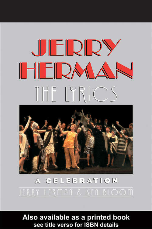 Book cover of Jerry Herman: The Lyrics