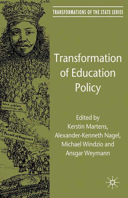 Book cover of Transformation of Education Policy (2010) (Transformations of the State)