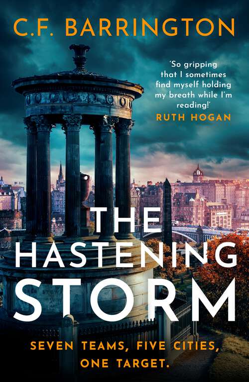 Book cover of The Hastening Storm (The Pantheon Series)