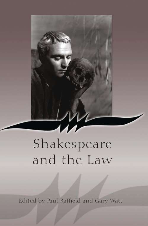 Book cover of Shakespeare and the Law