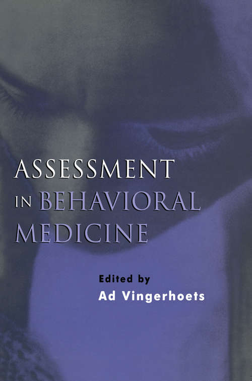 Book cover of Assessment in Behavioral Medicine