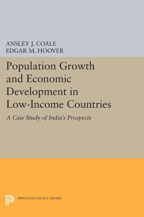 Book cover of Population Growth and Economic Development