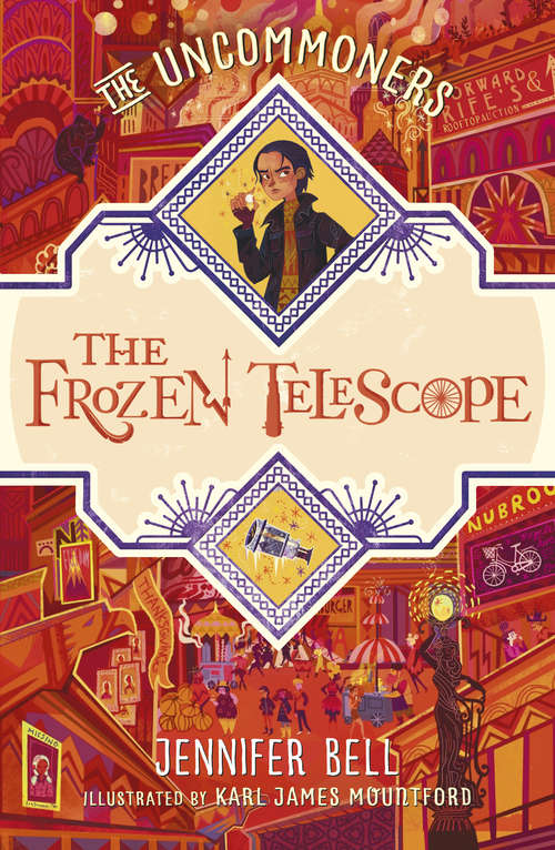 Book cover of The Frozen Telescope (THE UNCOMMONERS #3)