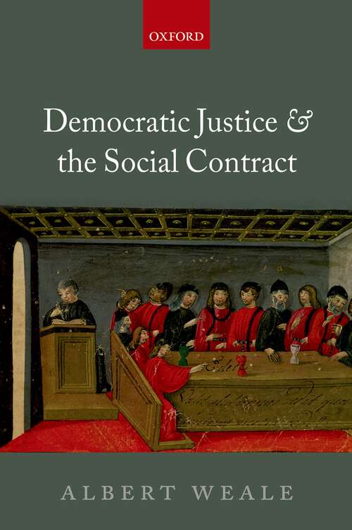 Book cover of Democratic Justice And The Social Contract