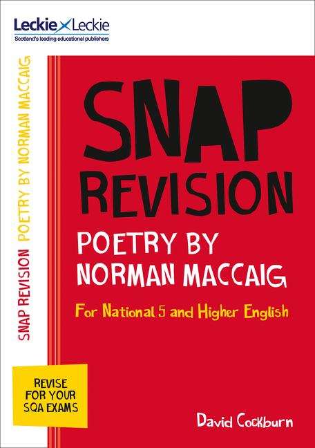 Book cover of Poetry By Norman Maccaig (Leckie And Leckie Snap Revision Ser.  (PDF))