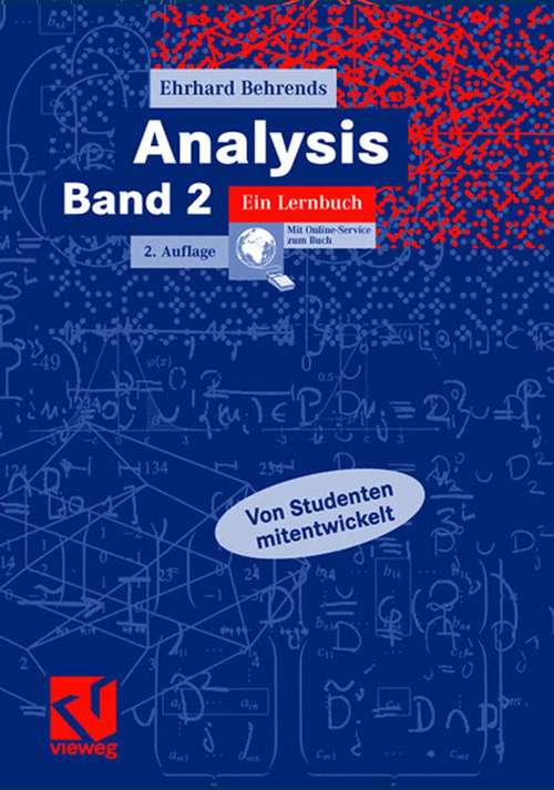 Book cover of Analysis Band 2: Ein Lernbuch (2. Aufl. 2007)