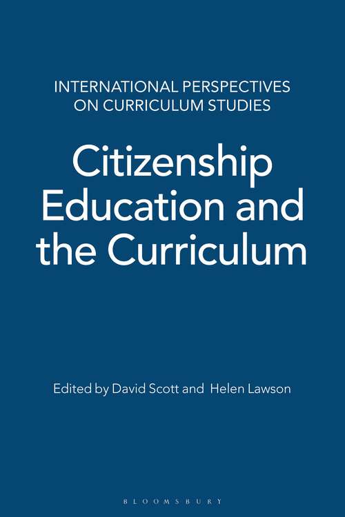 Book cover of Citizenship Education and the Curriculum (International Perspectives on Curriculum Studies)