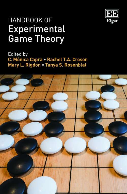 Book cover of Handbook of Experimental Game Theory