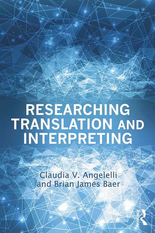 Book cover of Research Methods in Translation and Interpreting Studies